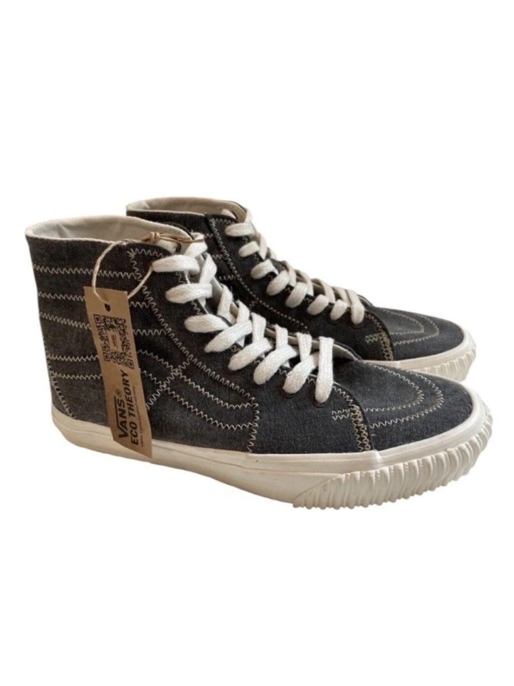 Vans Sk8-Hi Tapered Eco Theory High Top Skate Shoes Mens 9 NWT Unisex